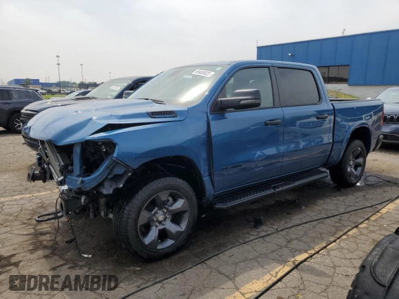 2024 Ram 1500 Big Horn with VIN 1C6RRFFG2RN210479, listed as a Copart auction lot 60485025 with 29,998 mi miles and Salvage title. Bid and sale history available at DreamBid. Image 1.