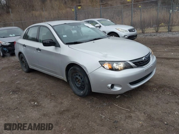2008 Subaru Impreza Sedan (Natl) i w/Premium Pkg with VIN JF1GE61658H504293, listed as a IAAI auction lot 41890208 with 123,153 mi miles. Bid and sale history available at carsss.com. Image 1.