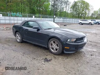 2012 Ford Mustang V6 with VIN 1ZVBP8EM0C5283230, listed as a IAAI auction lot 41966123 with 222,574 mi miles and . Bid and sale history available at DreamBid. Image 1.