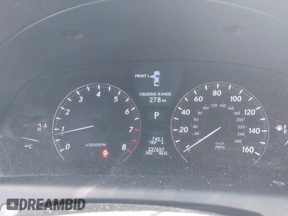 2009 Lexus LS 460 with VIN JTHCL46FX95002294, listed as a IAAI auction lot 40638639 with 227,657 mi miles and . Bid and sale history available at DreamBid. Image 7.