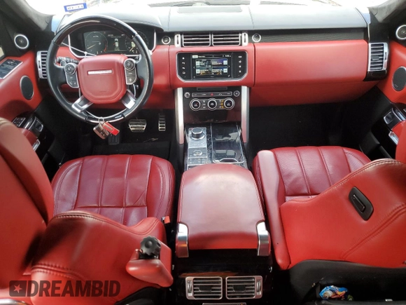 2016 Land Rover Range Rover Autobiography with VIN SALGV2EF7GA300589, listed as a Copart auction lot 63812674 with 78,075 mi miles and Salvage Title. Bid and sale history available at DreamBid. Image 8.