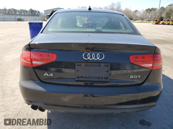 2013 Audi A4 Premium with VIN WAUAFAFL9DN013524, listed as a Copart auction lot 48749225 with 200,385 mi miles and Salvage Title. Bid and sale history available at carsss.com. Image 6.