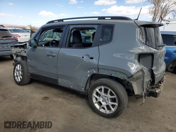 2021 Jeep Renegade 80th Anniversary with VIN ZACNJDBB4MPN24578, listed as a Copart auction lot 45059845 with 16,498 mi miles and Salvage title. Bid and sale history available at DreamBid. Image 2.