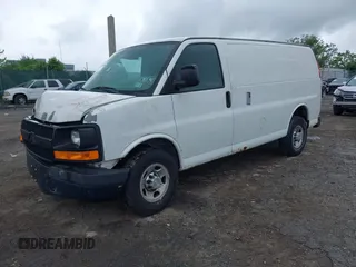 2012 Chevrolet Express Cargo with VIN 1GCWGFFA8C1108597, listed as a IAAI auction lot 42323808 with 200,965 mi miles and . Bid and sale history available at DreamBid. Image 16.