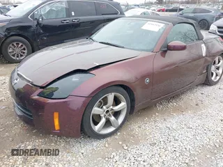 2006 Nissan 350Z Touring with VIN JN1AZ36A66M455600, listed as a IAAI auction lot 41942536 with 116,435 mi miles and . Bid and sale history available at DreamBid. Image 2.