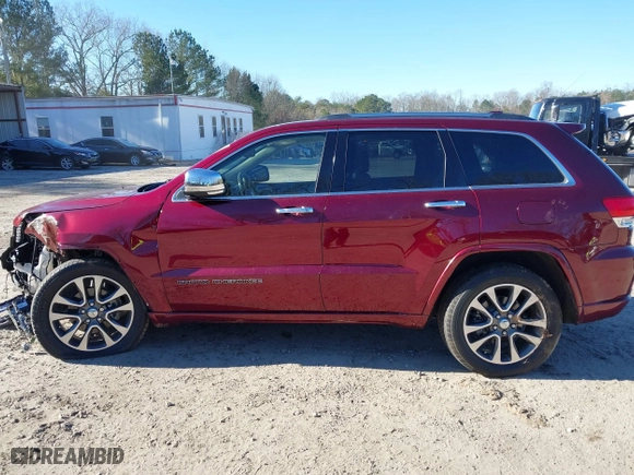 2017 Jeep Grand Cherokee Overland with VIN 1C4RJECG7HC823478, listed as a IAAI auction lot 41367186 with 82,873 mi miles. Bid and sale history available at carsss.com. Image 15.