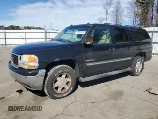 2005 GMC Yukon XL SLT z VIN 3GKFK16Z45G215114, wystawiony jako Copart lot #44553025 z przebiegiem 201 389 mil mil oraz Czysty tytuł • Clean title. Historia ofert i sprzedaży dostępna na DreamBid. Obrazek 1.