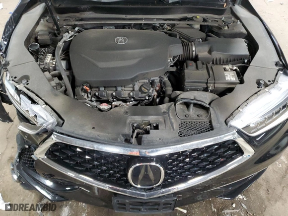 2019 Acura TLX with VIN 19UUB3F38KA004536, listed as a Copart auction lot 44371375 with 0 mi miles and Non Repairable. Bid and sale history available at carsss.com. Image 12.