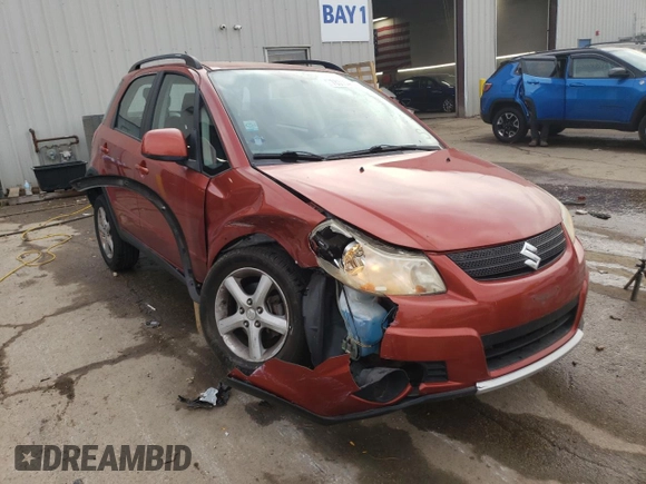 2008 Suzuki SX4 with VIN JS2YB413085109351, listed as a Copart auction lot 78315414 with 95,668 mi miles and Salvage Title. Bid and sale history available at carsss.com. Image 4.