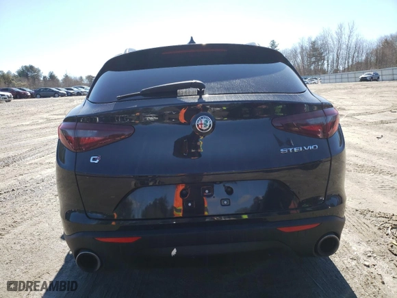 2018 Alfa Romeo Stelvio Sport with VIN ZASFAKPN4J7B87148, listed as a Copart auction lot 47447985 with 79,898 mi miles and Clean Title. Bid and sale history available at carsss.com. Image 6.