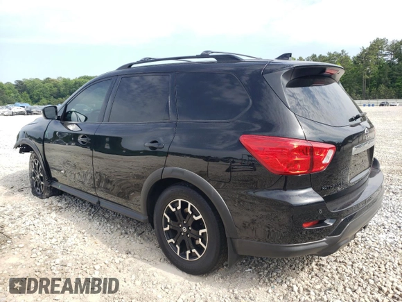 2019 Nissan Pathfinder SL with VIN 5N1DR2MN9KC654050, listed as a Copart auction lot 57473925 with 51,904 mi miles and Salvage title. Bid and sale history available at DreamBid. Image 2.