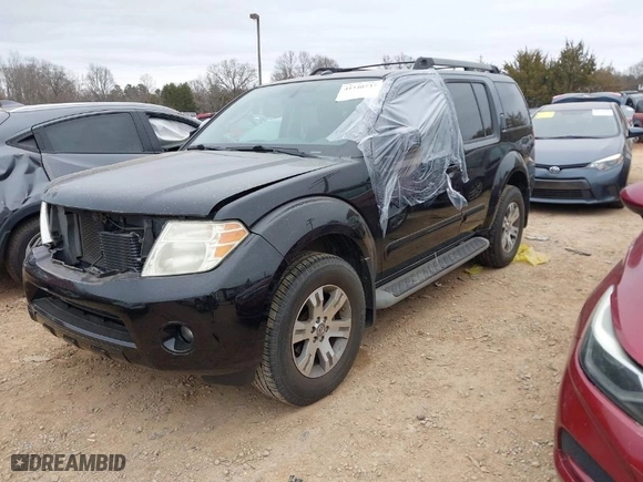 2010 Nissan Pathfinder SE with VIN 5N1AR1NB7AC622374, listed as a IAAI auction lot 41540737 with 1 mi miles. Bid and sale history available at carsss.com. Image 2.