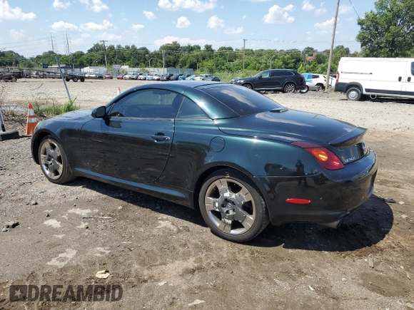 2004 Lexus SC 430 with VIN JTHFN48Y040052035, listed as a Copart auction lot 63689275 with 147,355 mi miles and Salvage title. Bid and sale history available at DreamBid. Image 2.