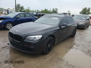 2014 BMW 7 Series 740Li xDrive with VIN WBAYF4C58ED282031, listed as a Copart auction lot 68918524 with 119,665 mi miles and Salvage title. Bid and sale history available at DreamBid. Image 1.