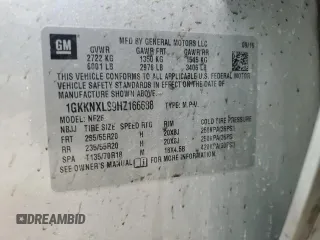 2017 GMC Acadia Denali with VIN 1GKKNXLS9HZ166688, listed as a Copart auction lot 86633884 with 154,362 mi miles and Salvage title. Bid and sale history available at DreamBid. Image 15.