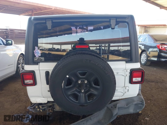 2020 Jeep Wrangler Unlimited Sport S z VIN 1C4HJXDG3LW188241, wystawiony jako IAAI lot #42371324 z przebiegiem 86 216 mil mil oraz . Historia ofert i sprzedaży dostępna na DreamBid. Obrazek 17.