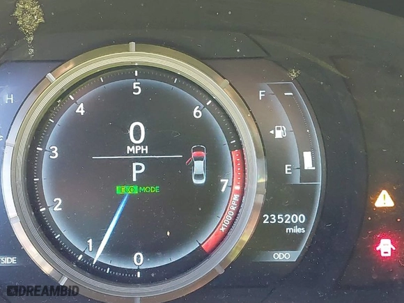 2015 Lexus IS 350 with VIN JTHBE1D23F5019776, listed as a IAAI auction lot 41630598 with 235,200 mi miles. Bid and sale history available at carsss.com. Image 15.