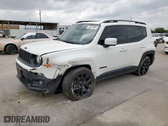 2018 Jeep Renegade Latitude z VIN ZACCJABB9JPH97519, wystawiony jako Copart lot #53047905 z przebiegiem 132 007 mil mil oraz Szkoda całkowita • Salvage title. Historia ofert i sprzedaży dostępna na DreamBid. Obrazek 1.