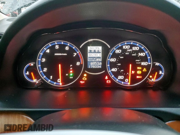 2006 Acura TSX with VIN JH4CL96876C018619, listed as a Copart auction lot 51849525 with 176,034 mi miles and Salvage Title. Bid and sale history available at carsss.com. Image 9.