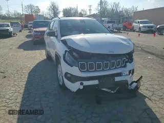 2022 Jeep Compass Latitude with VIN 3C4NJDBB8NT155351, listed as a Copart auction lot 80294454 with Not Provided miles and Salvage Title. Bid and sale history available at DreamBid. Image 12.