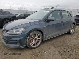 2018 Volkswagen Golf GTI S with VIN 3VW447AU8JM296722, listed as a Copart auction lot 47025734 with 74,715 mi miles. Bid and sale history available at carsss.com. Image 1.