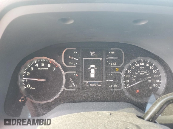 2019 Toyota Tundra 2WD SR with VIN 5TFRM5F17KX144566, listed as a Copart auction lot 68524464 with 108,847 mi miles and Salvage Title. Bid and sale history available at carsss.com. Image 9.