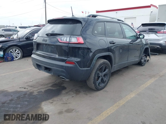 2020 Jeep Cherokee Altitude with VIN 1C4PJMLX9LD634920, listed as a IAAI auction lot 41892720 with 75,388 mi miles and . Bid and sale history available at DreamBid. Image 4.