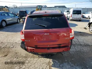 2007 Jeep Compass Limited with VIN 1J8FF57W87D134606, listed as a Copart auction lot 81673594 with 0 mi miles and Salvage Title. Bid and sale history available at carsss.com. Image 6.