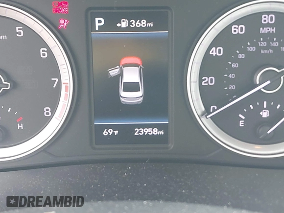 2018 Hyundai Sonata SEL with VIN 5NPE34AF7JH641934, listed as a IAAI auction lot 41879824 with 23,958 mi miles and . Bid and sale history available at DreamBid. Image 15.