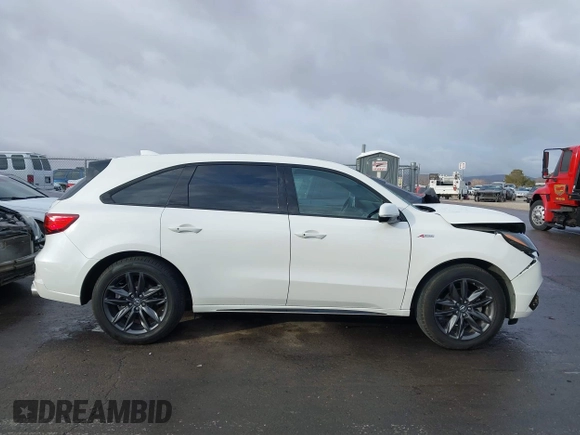 2020 Acura MDX w/Technology/A-Spec Pkg with VIN 5J8YD4H03LL012408, listed as a IAAI auction lot 41289353 with 46,535 mi miles. Bid and sale history available at carsss.com. Image 13.