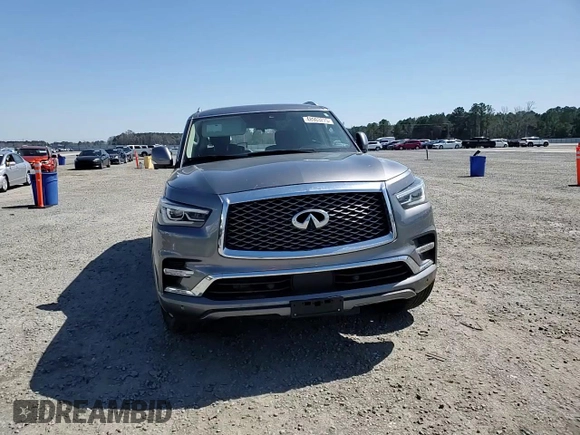 2020 Infiniti QX80 LUXE with VIN JN8AZ2NE0L9252099, listed as a Copart auction lot 48903275 with 88,500 mi miles and Salvage Title. Bid and sale history available at carsss.com. Image 12.