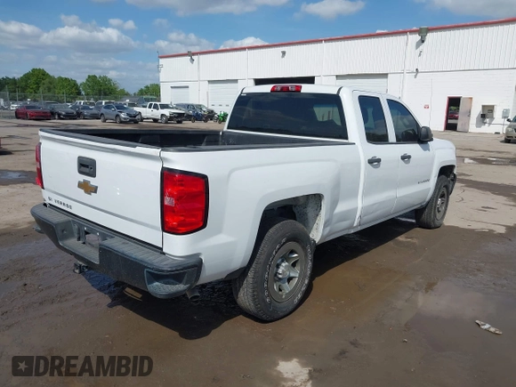 2017 Chevrolet Silverado 1500 Work Truck with VIN 1GCVKNEH3HZ148341, listed as a IAAI auction lot 41907042 with 180,050 mi miles. Bid and sale history available at carsss.com. Image 4.