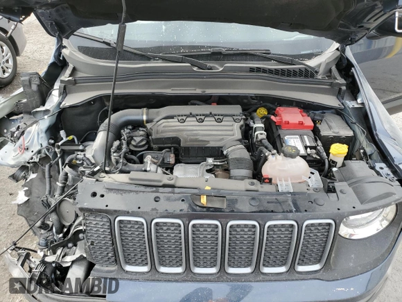 2023 Jeep Renegade Latitude with VIN ZACNJDB16PPP41240, listed as a Copart auction lot 43186095 with 21,257 mi miles and Salvage Title. Bid and sale history available at carsss.com. Image 11.