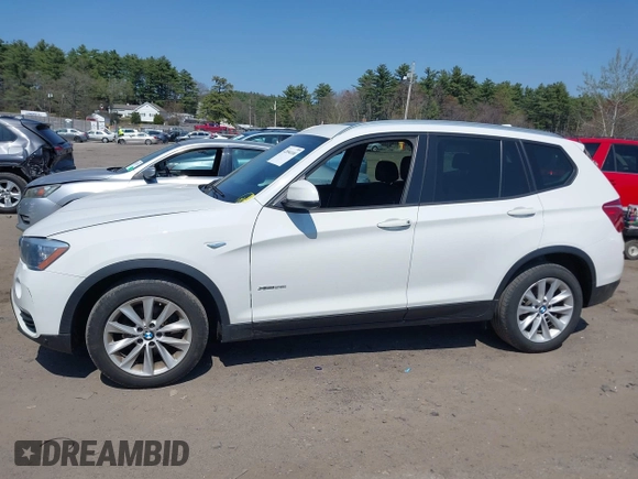 2017 BMW X3 xDrive28i z VIN 5UXWX9C52H0D96737, wystawiony jako IAAI lot #42094100 z przebiegiem 86 641 mil mil oraz . Historia ofert i sprzedaży dostępna na DreamBid. Obrazek 14.