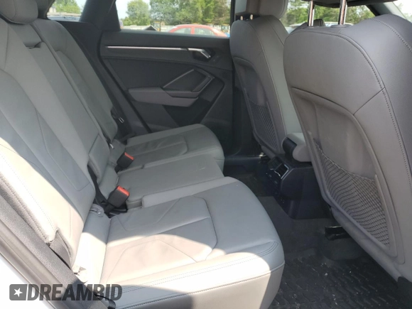 2022 Audi Q3 S line Premium Plus with VIN WA1EECF34N1058134, listed as a Copart auction lot 58793655 with 49,220 mi miles and Salvage title. Bid and sale history available at DreamBid. Image 11.