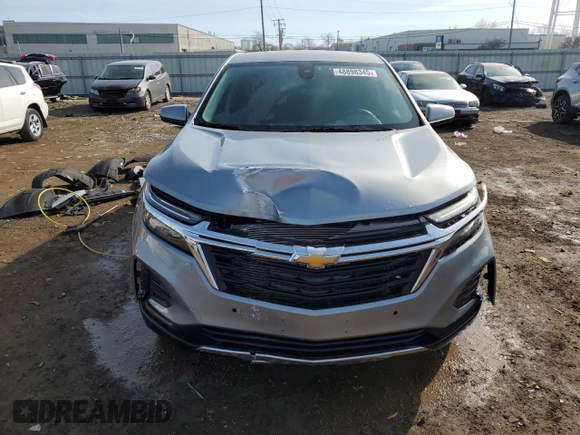 2024 Chevrolet Equinox LT with VIN 3GNAXUEG2RL247363, listed as a Copart auction lot 48898345 with 16,244 mi miles and Salvage Title. Bid and sale history available at DreamBid. Image 5.