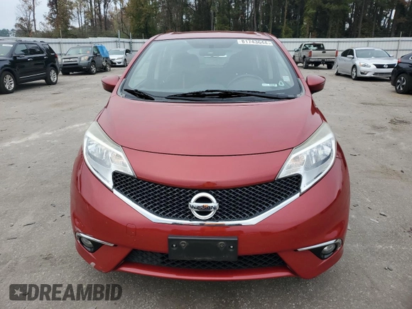 2015 Nissan Note SV with VIN 3N1CE2CP9FL400740, listed as a Copart auction lot 81743644 with 96,787 mi miles and Clean Title. Bid and sale history available at DreamBid. Image 5.