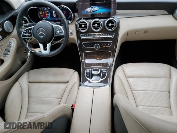 2021 Mercedes-Benz C 300 with VIN W1KWF8DB5MR645091, listed as a Copart auction lot 45657135 with 65,842 mi miles and Salvage Title. Bid and sale history available at carsss.com. Image 8.
