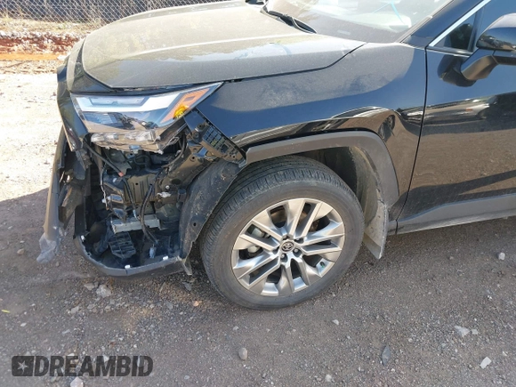 2023 Toyota RAV4 XLE Premium with VIN 2T3C1RFVXPC247647, listed as a IAAI auction lot 41997072 with 27,326 mi miles and . Bid and sale history available at DreamBid. Image 6.