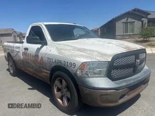 2013 Ram 1500 Tradesman with VIN 3C6JR6DT2DG598408, listed as a Copart auction lot 62714235 with 169,124 mi miles and Clean title. Bid and sale history available at DreamBid. Image 1.