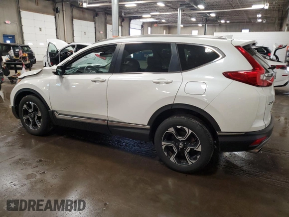 2018 Honda CR-V Touring with VIN 5J6RW2H97JL024956, listed as a Copart auction lot 61168825 with Not provided miles and Salvage title. Bid and sale history available at DreamBid. Image 2.