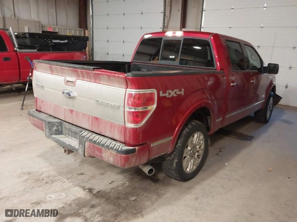 2012 Ford F-150 XL with VIN 1FTFW1ET9CFA79509, listed as a IAAI auction lot 41754105 with NaN miles. Bid and sale history available at carsss.com. Image 4.