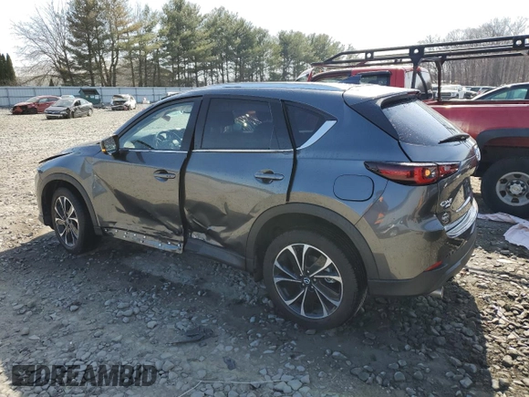2023 Mazda CX-5 S Premium with VIN JM3KFBDM9P0278249, listed as a Copart auction lot 49250595 with Not Provided miles and Salvage Title. Bid and sale history available at DreamBid. Image 2.
