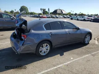 2012 Infiniti G25 x with VIN JN1DV6AR7CM860691, listed as a Copart auction lot 67738654 with 92,277 mi miles and Salvage Title. Bid and sale history available at carsss.com. Image 3.