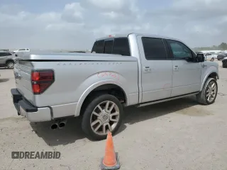 2011 Ford F-150 Lariat with VIN 1FTFW1E67BFB09387, listed as a Copart auction lot 50243825 with 135,945 mi miles and Salvage Title. Bid and sale history available at carsss.com. Image 3.