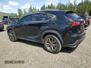 2017 Lexus NX 200t with VIN JTJBARBZ8H2096219, listed as a Copart auction lot 56191225 with 87,896 mi miles and Salvage title. Bid and sale history available at DreamBid. Image 2.