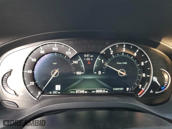 2019 BMW X3 sDrive30i with VIN 5UXTR7C58KLF29363, listed as a Copart auction lot 53701325 with 97,346 mi miles and Salvage Title. Bid and sale history available at carsss.com. Image 9.