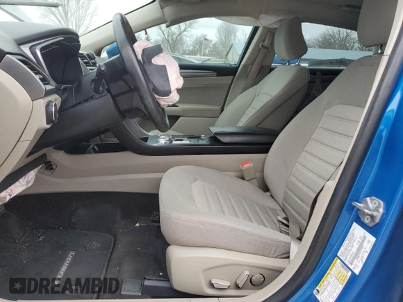 2020 Ford Fusion SE with VIN 3FA6P0LUXLR170087, listed as a Copart auction lot 43357105 with 59,395 mi miles and Salvage title. Bid and sale history available at DreamBid. Image 7.
