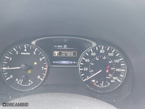 2018 Nissan Pathfinder SV with VIN 5N1DR2MM6JC613929, listed as a IAAI auction lot 41371228 with 93,110 mi miles. Bid and sale history available at carsss.com. Image 7.