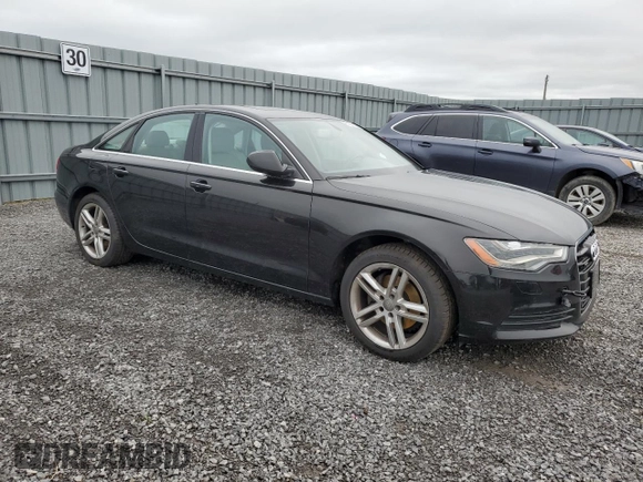 2013 Audi A6 with VIN WAUHFCFC1DN036175, listed as a Copart auction lot 61221015 with 135,750 mi miles and Clean title. Bid and sale history available at DreamBid. Image 4.